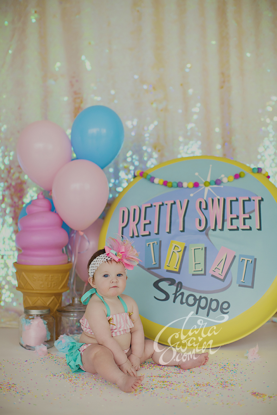 Presleigh Cake Smash Mini Tara Swain Photography Llc